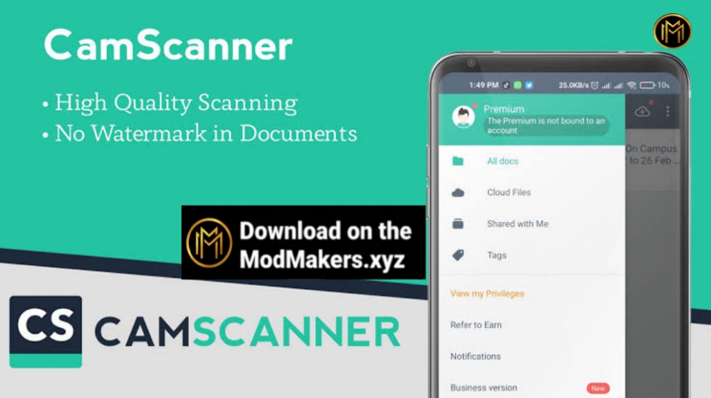 CamScanner mod apk - modmakers.xyz